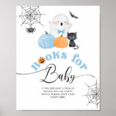 Little Boo Halloween Blauwe Boeken voor baby Poster (Voorkant)