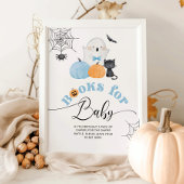 Little Boo Halloween Blauwe Boeken voor baby Poster