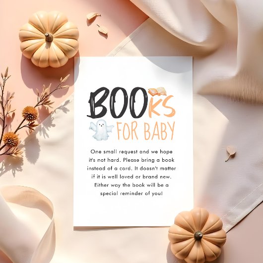 Little Boo Halloween boeken voor Baby Informatiekaartje