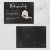 Little Boo Halloween Boy Baby shower Boekaanvraag Informatiekaartje (Voorkant / Achterkant)