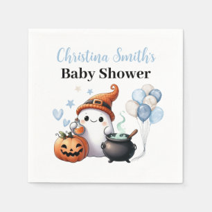 Little Boo Halloween Boy Baby shower Papier servet
