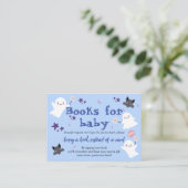 Little Boo Halloween Boy Books voor Baby Request Informatiekaartje (Staand voorkant)