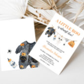 Little Boo Halloween Clothesline Baby shower Kaart