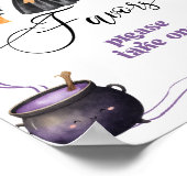 Little Boo Halloween Clothesline Favorieten Poster (Hoek)