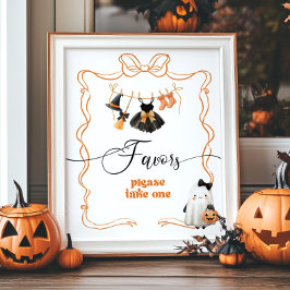 Little Boo Halloween Clothesline Favorieten Poster