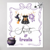 Little Boo Halloween Clothesline snoepjes en lekke Poster (Voorkant)