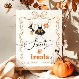 Little Boo Halloween Clothesline snoepjes en lekke Poster