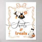 Little Boo Halloween Clothesline snoepjes en lekke Poster (Voorkant)