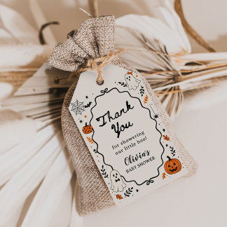 Little Boo Halloween Geest Baby Shower Cadeaulabel