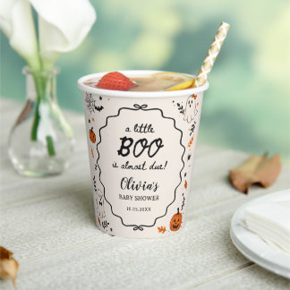 Little Boo Halloween Geest Baby Shower Papieren Bekers