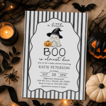 Little Boo Halloween Geest Baby Shower Uitnodiging