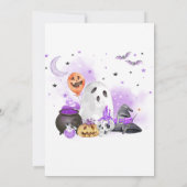 Little Boo Halloween Genderneutraal Baby shower Kaart (Achterkant)