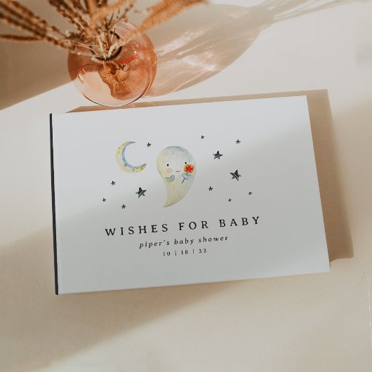 Little Boo Halloween Ghost Baby Shower Gastenboek