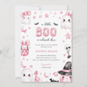 Little Boo Halloween Ghost Baby shower Kaart (Voorkant)