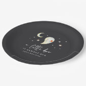Little Boo Halloween Ghost Baby Shower Papieren Bordje (Gekanteld)