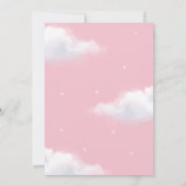 Little Boo Halloween Ghost Roze Baby shower Kaart (Achterkant)