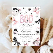 Little Boo Halloween Girl Baby shower