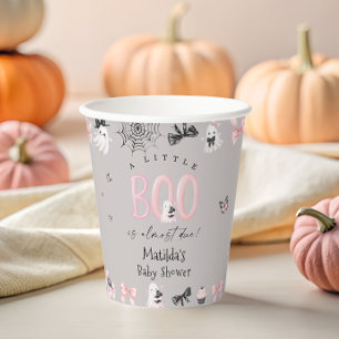 Little Boo Halloween Girl Baby shower Papieren Cup Bekers