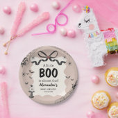 Little Boo Halloween Gothic Baby shower Papieren Bordje (Feest)