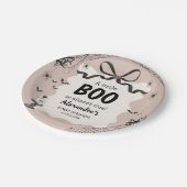 Little Boo Halloween Gothic Baby shower Papieren Bordje (Gekanteld)