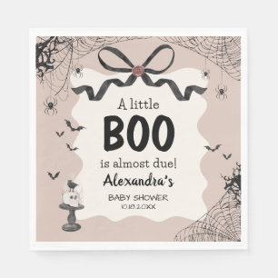 Little Boo Halloween Gothic Baby shower Servet