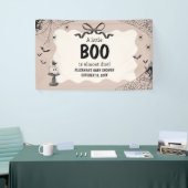 Little Boo Halloween Gothic Baby shower Spandoek (Beurs)