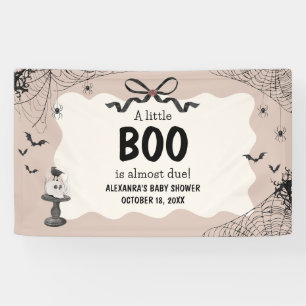 Little Boo Halloween Gothic Baby shower Spandoek