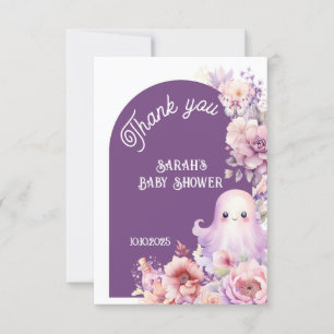 Little Boo halloween griezelige babyshower bedankt Kaart