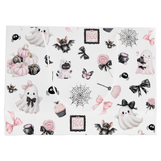 Little Boo Halloween Groot Cadeauzakje (Achterkant)