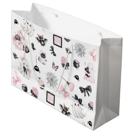 Little Boo Halloween Groot Cadeauzakje (Voorkant Gekanteld)