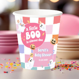 Little Boo Halloween Groovy Baby shower Party Papieren Bekers