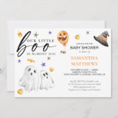 Little Boo Halloween Herfst Baby shower Kaart (Voorkant)