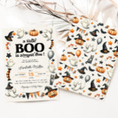 Little Boo Halloween Herfst pompoen Baby shower Kaart