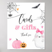 Little Boo halloween kaarten en cadeaus Poster (Voorkant)
