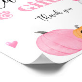 Little Boo halloween kaarten en geschenken Poster (Hoek)