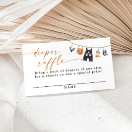 Little Boo Halloween Luier Raffle Kaart