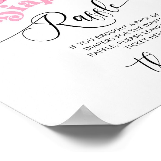 Little Boo Halloween Luierloterij Poster (Hoek)