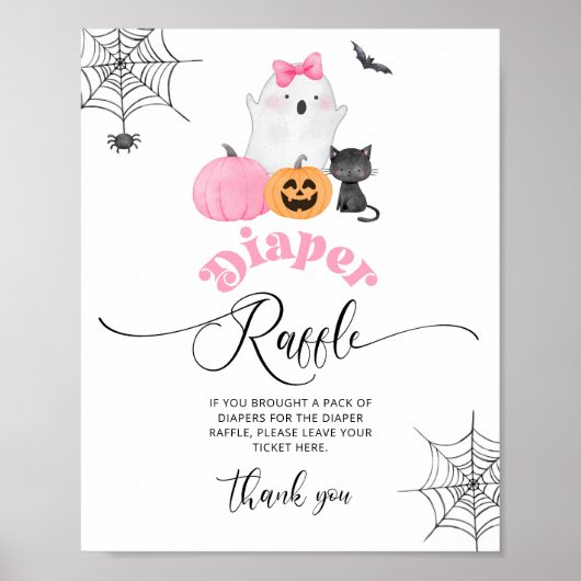 Little Boo Halloween Luierloterij Poster (Voorkant)