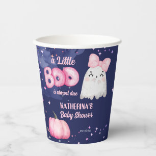 Little boo Halloween meisje baby shower servies Papieren Bekers