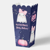 Little boo Halloween meisje geest baby shower Bedankdoosjes (Achterkant)