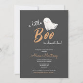 Little Boo Halloween Neutral Baby shower | Kaart (Voorkant)