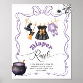 Little Boo Halloween Paarse Luierverloting Poster (Voorkant)
