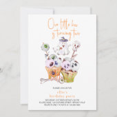 Little Boo Halloween Party Food 2e verjaardag Kaart (Voorkant)