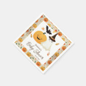 Little Boo Halloween Pattern Baby shower Servet (Hoek)