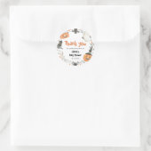 Little Boo Halloween Pompoen Baby shower Stickers (Tas)