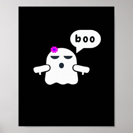 Little Boo Halloween Print Ontwerp (Voorkant)