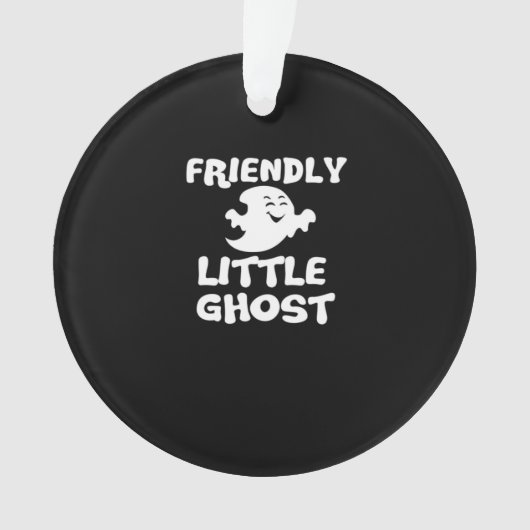 Little Boo Halloween Print  Ornament (voorkant)