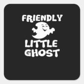 Little Boo Halloween Print  Vierkante Sticker (Voorkant)