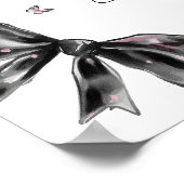 Little Boo Halloween Roze Baby shower Welkom Poster (Hoek)