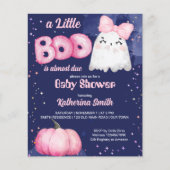 Little boo Halloween roze meisje baby shower uitno (Voorkant)